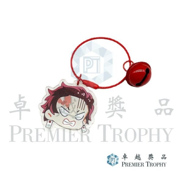 AC001 鈴鐺鋼絲圈鎖匙扣 –，廣告禮品及企業禮品訂造