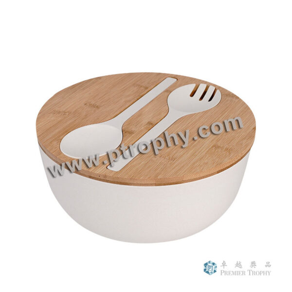 AC1101 竹纖維竹木蓋碗 –，餐具訂造