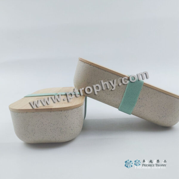 AC1202 竹纖維竹木蓋飯盒2 –，餐具訂造
