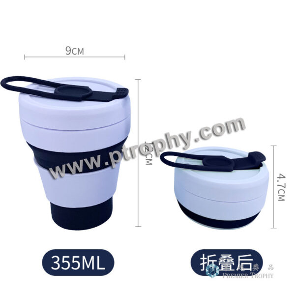 CU212 矽膠接疊水杯 –,廣告杯訂造