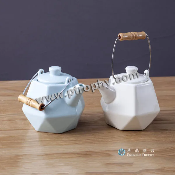 AC802 西洋陶瓷茶壺，餐具訂造 - 卓越獎品香港廠房