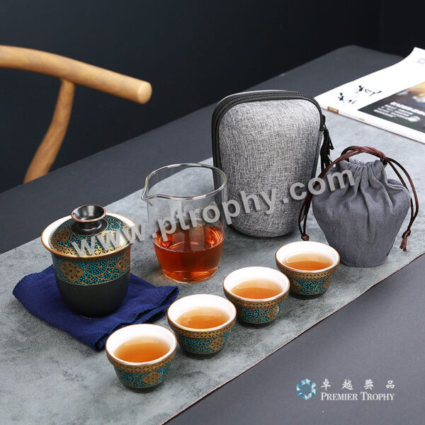 AC902 便攜式中國茶套裝 –,廣告杯訂造