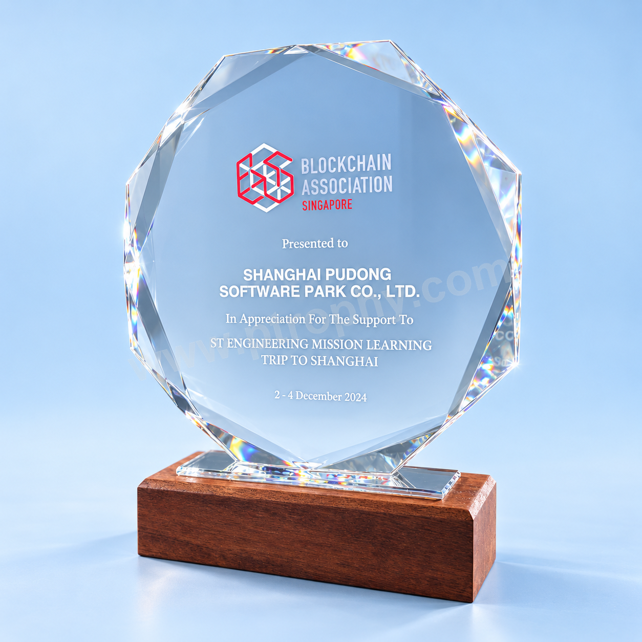 AE139 Crystal Award