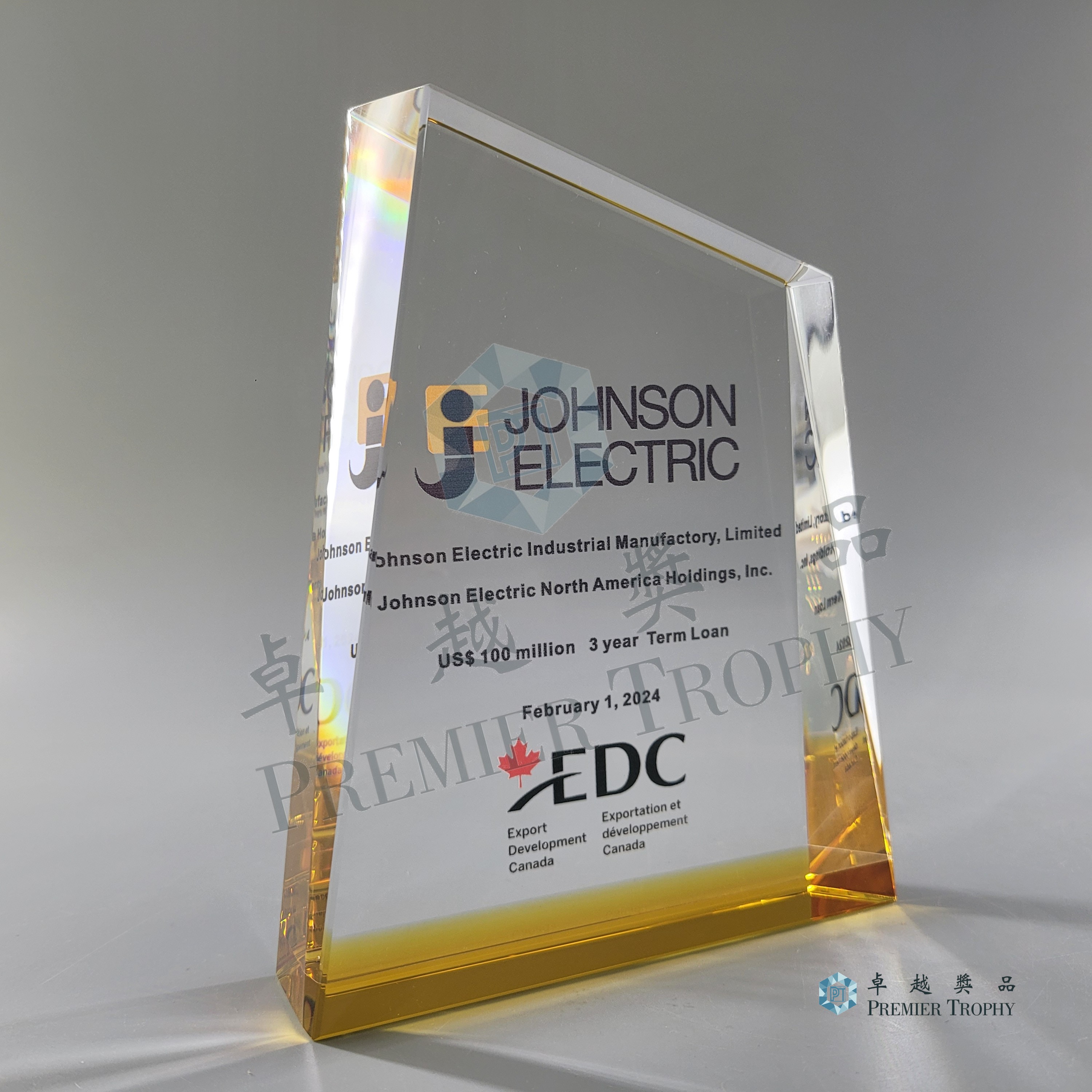 AE566 水晶獎座
