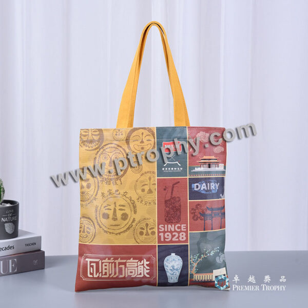 AG107 熱轉印帶扣綿布袋2,環保袋訂造