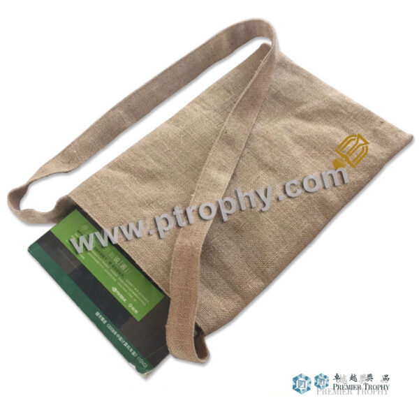 AG207 長斜揹麻布袋，環保袋訂造