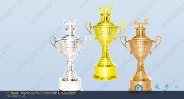 BC3064 Metal Trophy,獎盃訂造 - 卓越獎品香港廠房