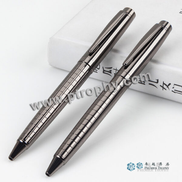 BP048 横紋金屬筆，辦公文具-筆訂造