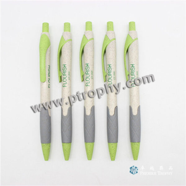 BP057 環保小麥圓珠筆,辦公文具-筆訂造