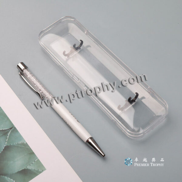 BP103 PVC透明雙支盒，辦公文具-筆訂造