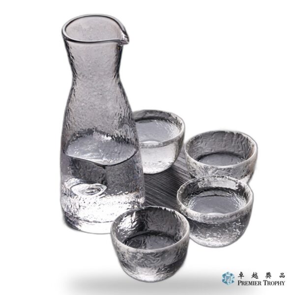 日式玻璃清酒瓶套裝