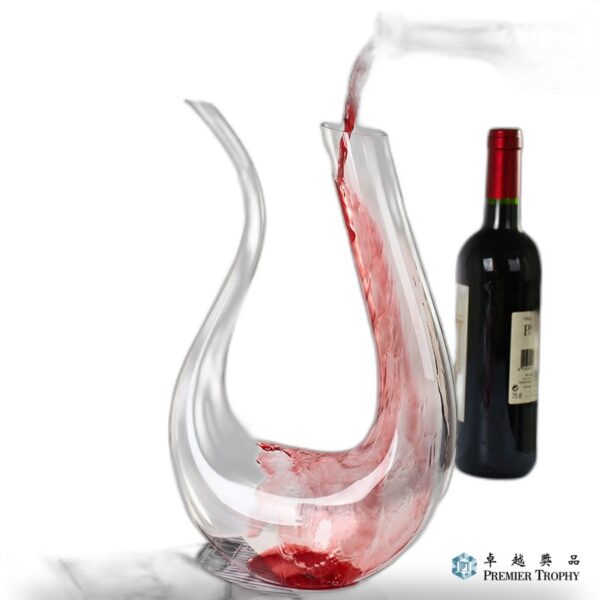 U型盛紅酒器