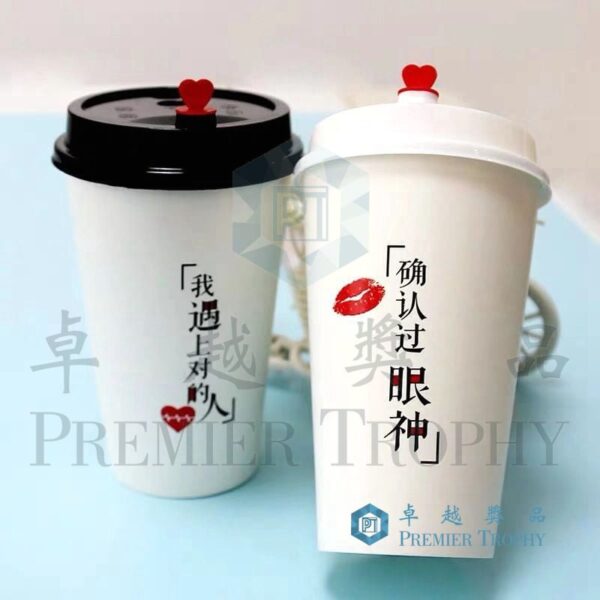 PC104 廣告奶荼紙杯，廣告紙杯訂造