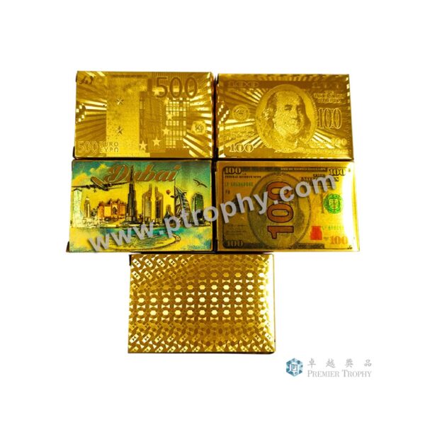 PJ102 廣告金箔撲克牌，益智遊戲訂造