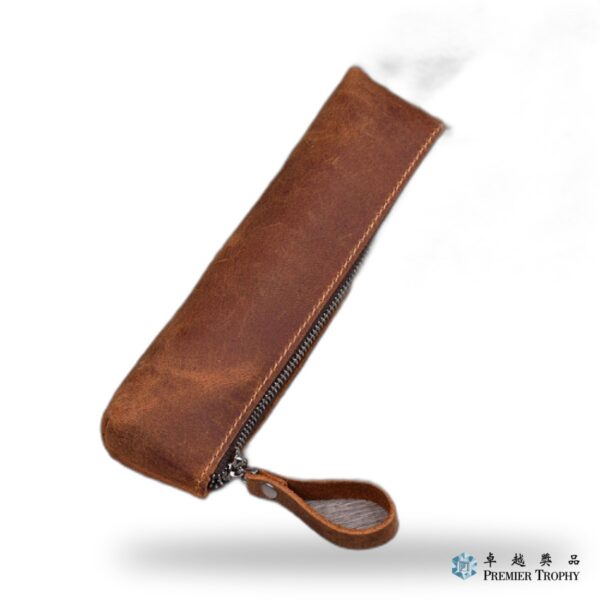 復古牛皮筆袋