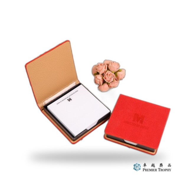 仿皮便條貼卡套
