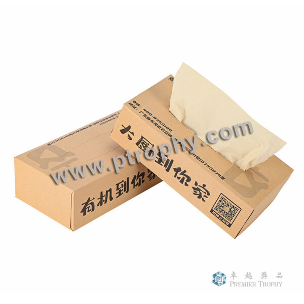 TP103 方型盒裝廣告紙巾2 –,廣告紙巾訂造