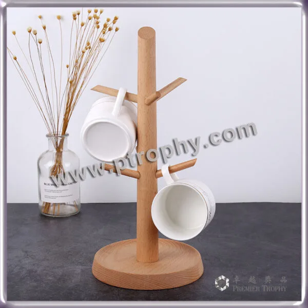 TW016 欅木茶杯架 –，餐具訂造