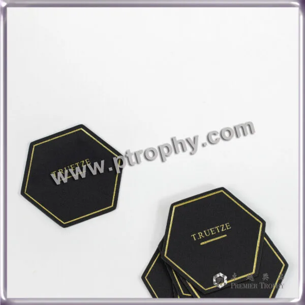 TW018 皮革六角型杯墊 –，餐具訂造