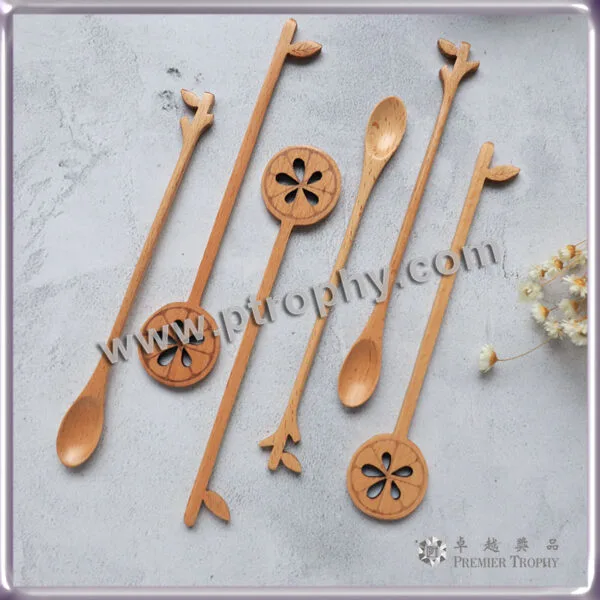 TW032 日式原木攪拌勺 –，餐具訂造