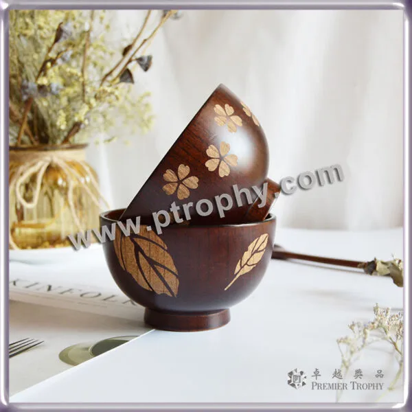 TW034A 日式櫻花原木碗 –，餐具訂造