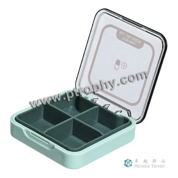 TW050A 塑料口袋藥丸盒2，餐具訂造 - 卓越獎品香港廠房