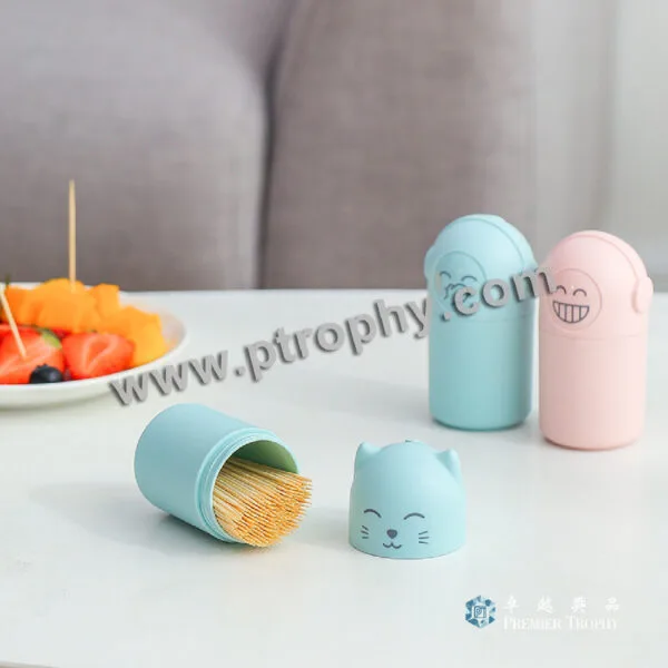 TW051 塑料牙籤筒，餐具訂造 - 卓越獎品香港廠房