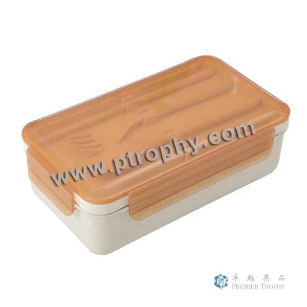 TW053A 環保小麥便當餐具盒套裝2，餐具訂造 - 卓越獎品香港廠房