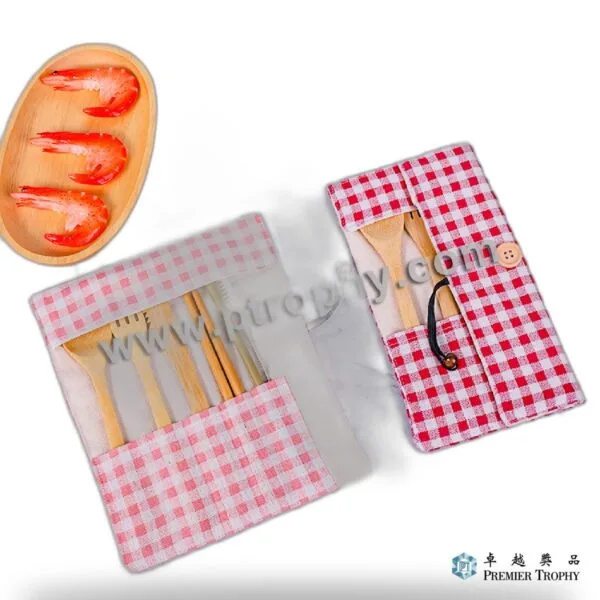 鈕扣布藝竹製套裝