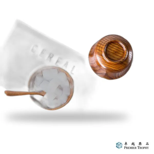 和風天然木飯碗