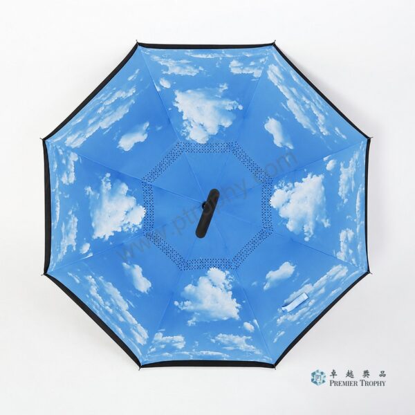UM501 C型反向雨傘2，雨傘訂造