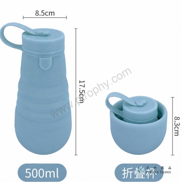 WB1103 矽膠接疊水樽,水樽訂造