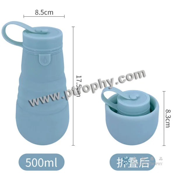 WB1103 矽膠接疊水樽,水樽訂造