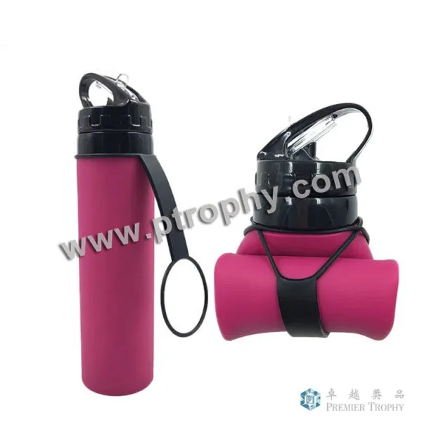 WB1104 矽膠接疊水樽,水樽訂造