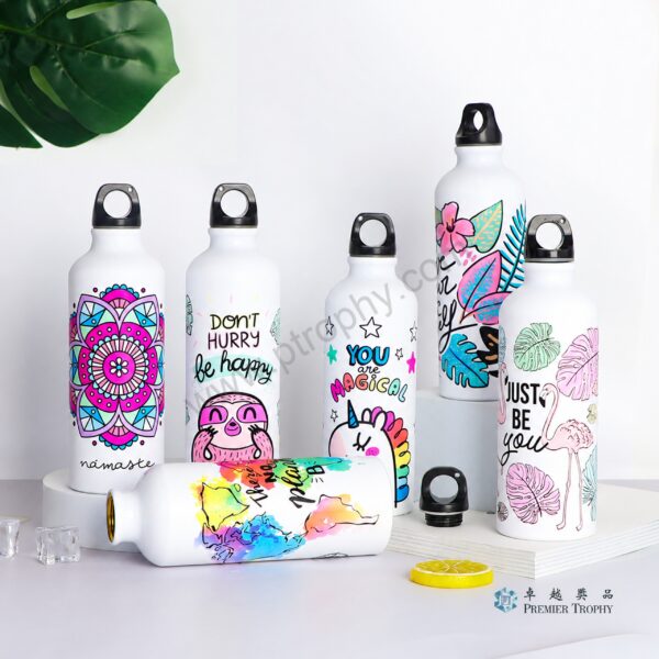 WB806 溫感變色鋁水樽2 –，水樽訂造