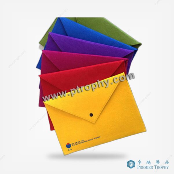 AG032 A4A5塑實色文件袋，環保袋訂造