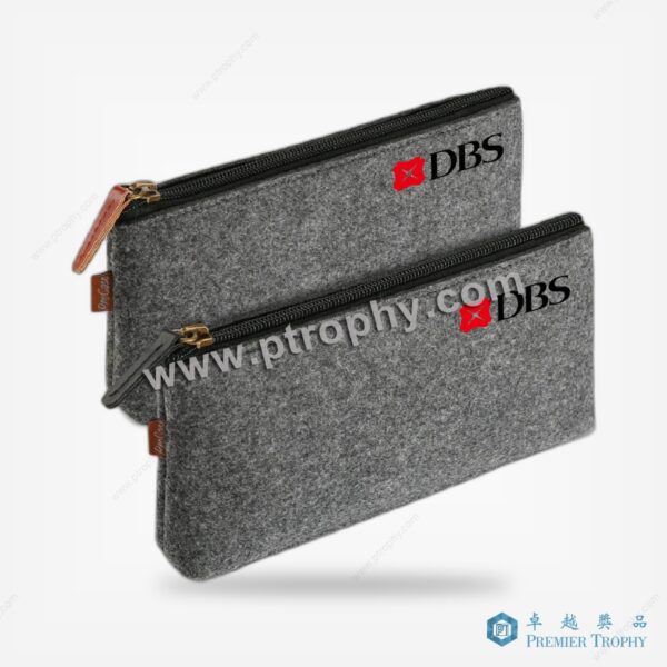毛毯布藝文具收納袋 – 型號 AG040，環保袋訂造