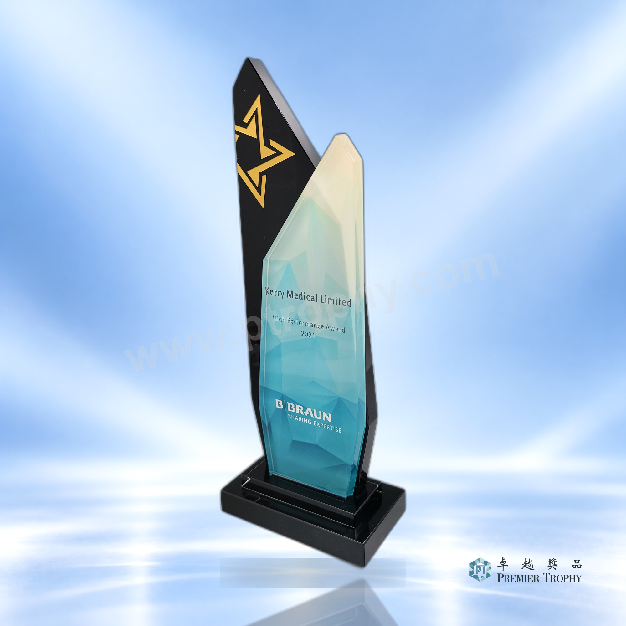 AE068 水晶獎座 –,企業獎項訂造