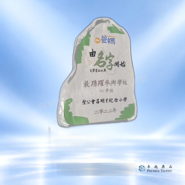 AE384 水晶獎座 –，學校及機構獎項訂造