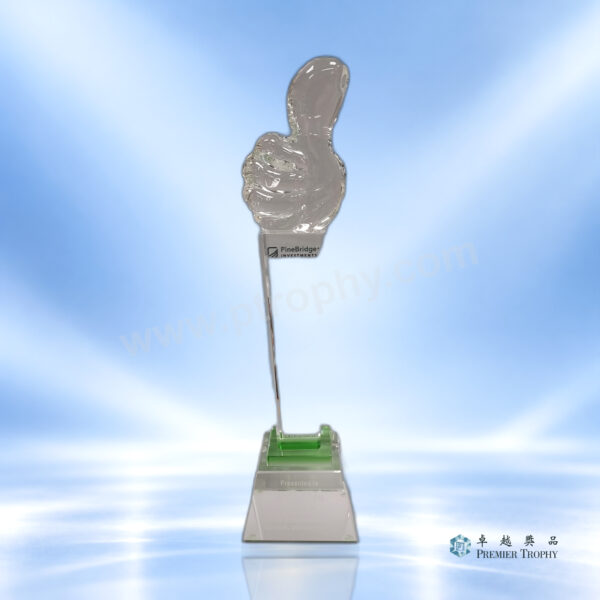水晶獎座 – 型號 AE403，企業獎項訂造