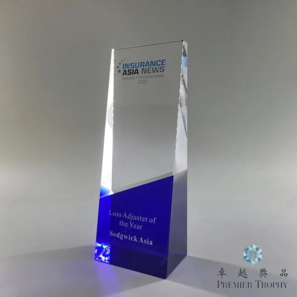 水晶獎座 – 型號 AE440，企業獎項訂造
