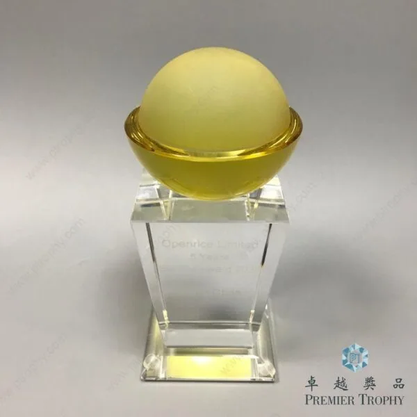 水晶獎座 – 型號 AE487，專題設計系列訂造