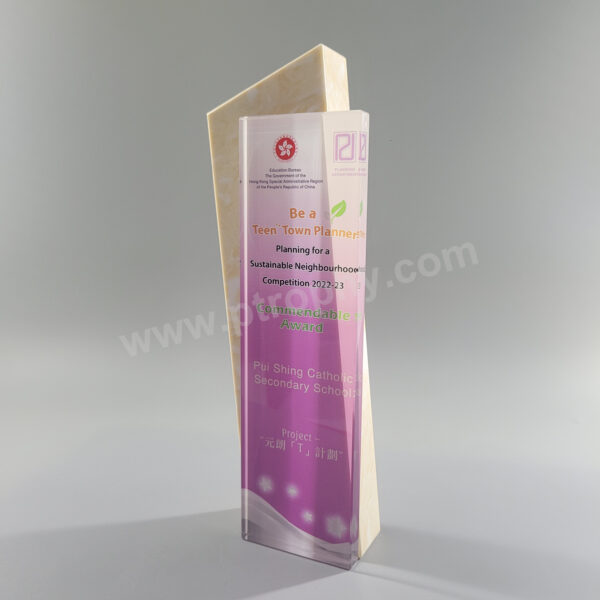 AE491 水晶獎座 –，專題設計系列訂造