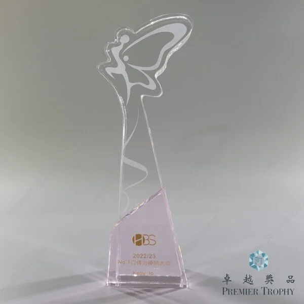 水晶獎座 – 型號 AE497，周年紀念訂造