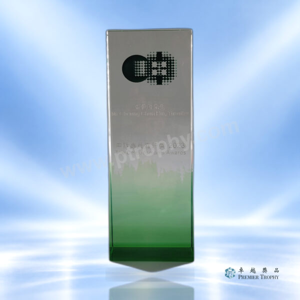水晶獎座 – 型號 AE511，學校及機構獎項訂造