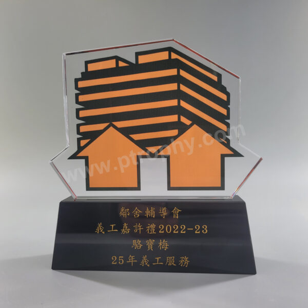 AE534 水晶獎座 –，專題設計系列訂造