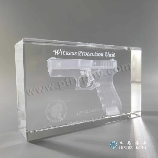 AE558 Crystal Award,內雕水晶獎座訂造