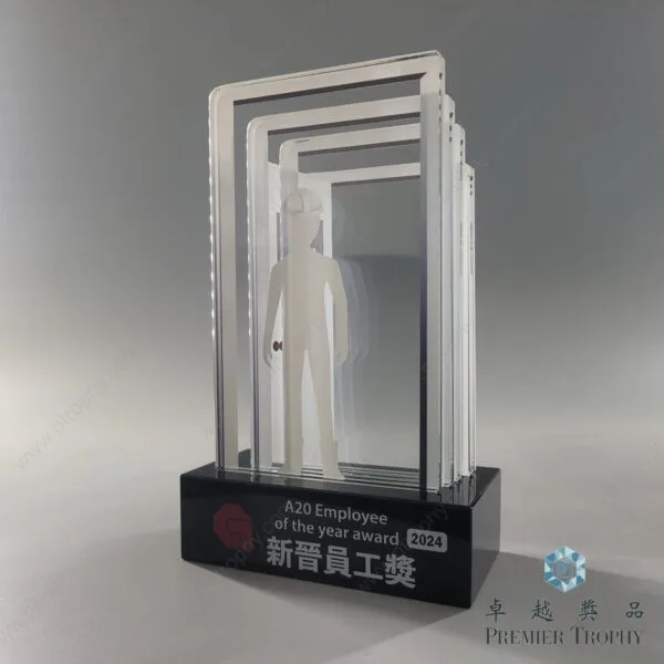 水晶獎座 – 型號 AE615,專題設計系列訂造