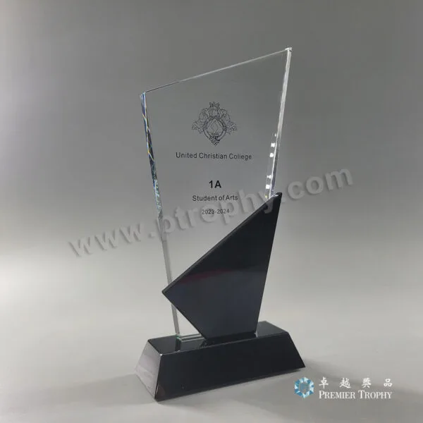 AE644 水晶獎座 –，學校及機構獎項訂造