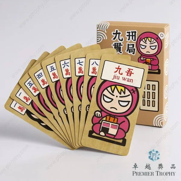 GP302 廣告麻雀紙牌，益智遊戲訂造